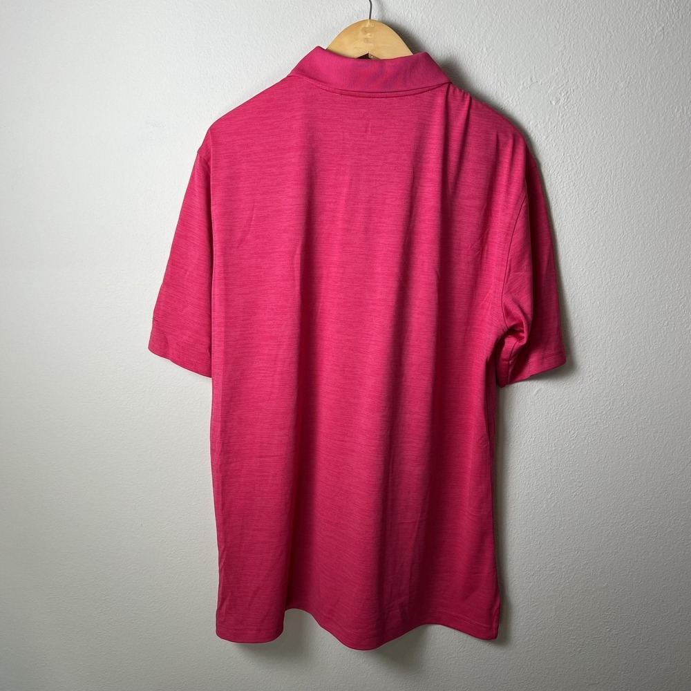 Walter Hagen Polo Shirt Mens XL Pink Performance Golf Essential Lightweight - Picture 2 of 6